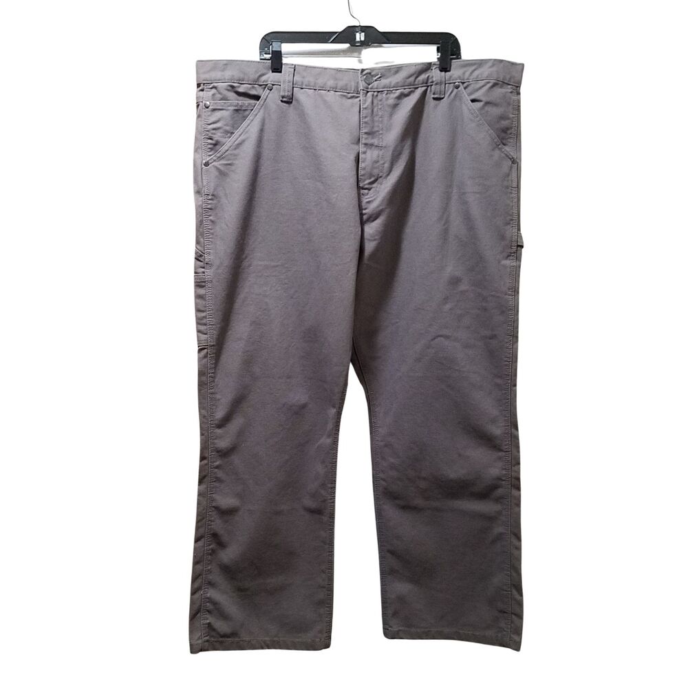 DieHard Duck Dungaree CarpenterJeans Men’s 44x30 Gray Heavyweight Canvas Pants